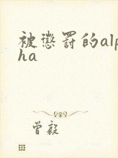 被惩罚的alpha