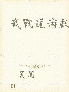 武战道游戏