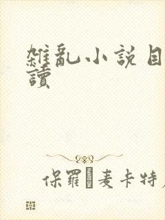 杂乱小说目录阅读