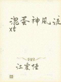 混蛋神风流史txt