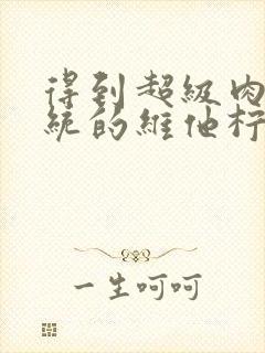 得到超级肉禽系统的维他柠檬茶