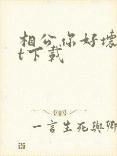 相公你好坏txt下载