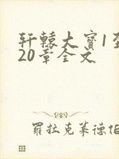 轩辕大宝1至720章全文