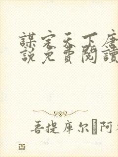 谋定天下唐诚小说免费阅读