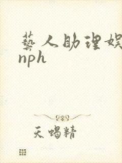 艺人助理娱乐圈nph
