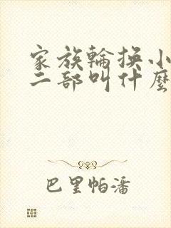 家族轮换小说第二部叫什么名字