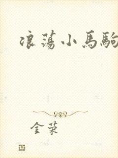 浪荡小马驹