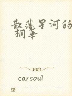 散落星河的记忆 桐华
