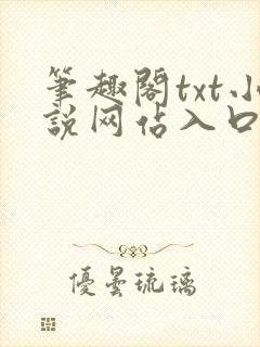 笔趣阁txt小说网站入口