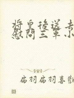 将皇后送去军营慰问三军小说