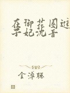 在御花园进入太子妃沈音