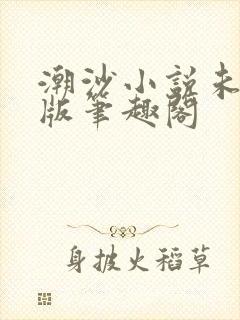 潮沙小说未删减版笔趣阁