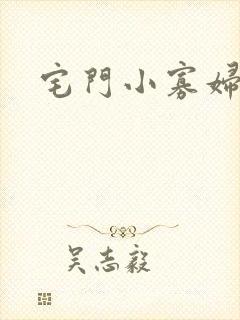 宅门小寡妇