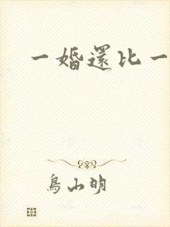 一婚还比一婚高