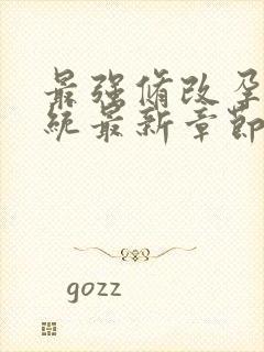 最强修改孕妇系统最新章节