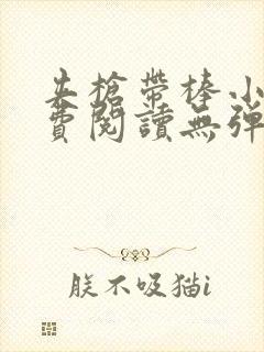 夹枪带棒小说免费阅读无弹窗笔趣