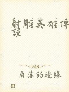 射雕英雄传 小说