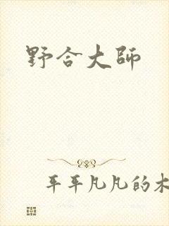 野合大师