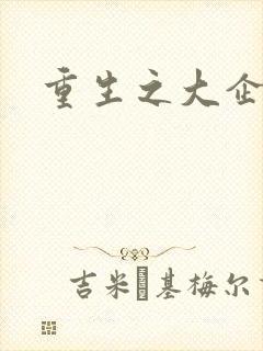 重生之大企业家