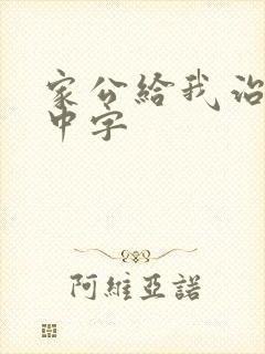 家公给我治疗5中字