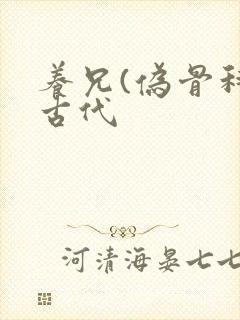 养兄(伪骨科)古代