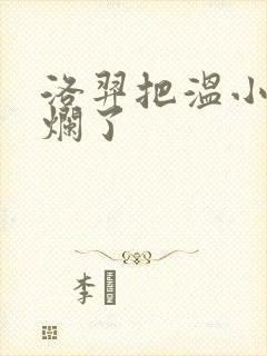 洛羿把温小辉做烂了