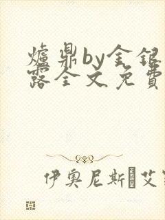 炉鼎by金银花露全文免费阅读笔趣阁