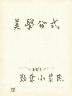 美学公式