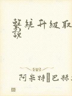 系统升级取液小说