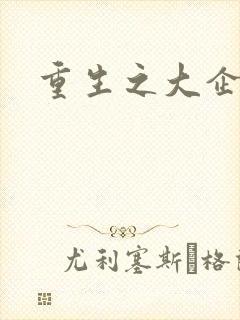 重生之大企业家