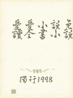 爱爱小说免费阅读全书小说乡村