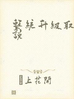 系统升级取液小说