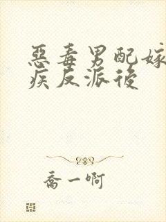 恶毒男配嫁给残疾反派后