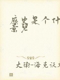 历史是个什么玩意儿