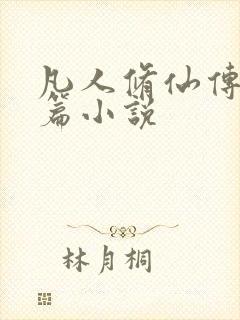 凡人修仙传人界篇小说