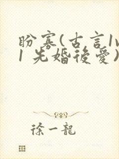 盼寡(古言1v1 先婚后爱)