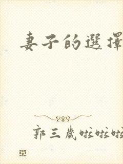 妻子的选择小说