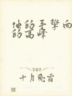 他的手攀向了我的高峰