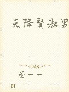 天降贤淑男小说