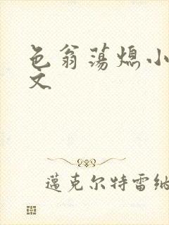 色翁荡熄小说全文