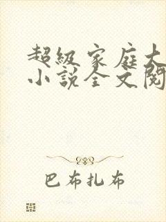 超级家庭大杂烩小说全文阅读