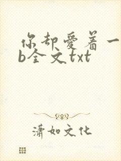 你却爱着一个sb全文txt