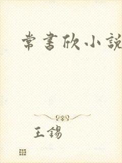 常书欣小说