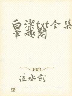 白洁txt全集笔趣阁