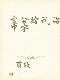 家公给我治疗5中字