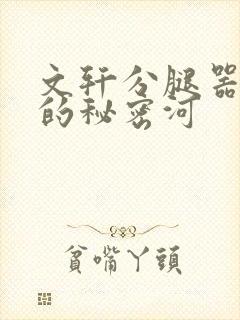 文轩分腿器河马的秘密河