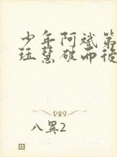 少年阿斌第二部珏慧破而后立