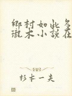 乡村如此多娇玲珑木小说在线阅读