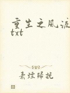 重生之风流仕途txt