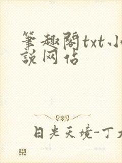 笔趣阁txt小说网站